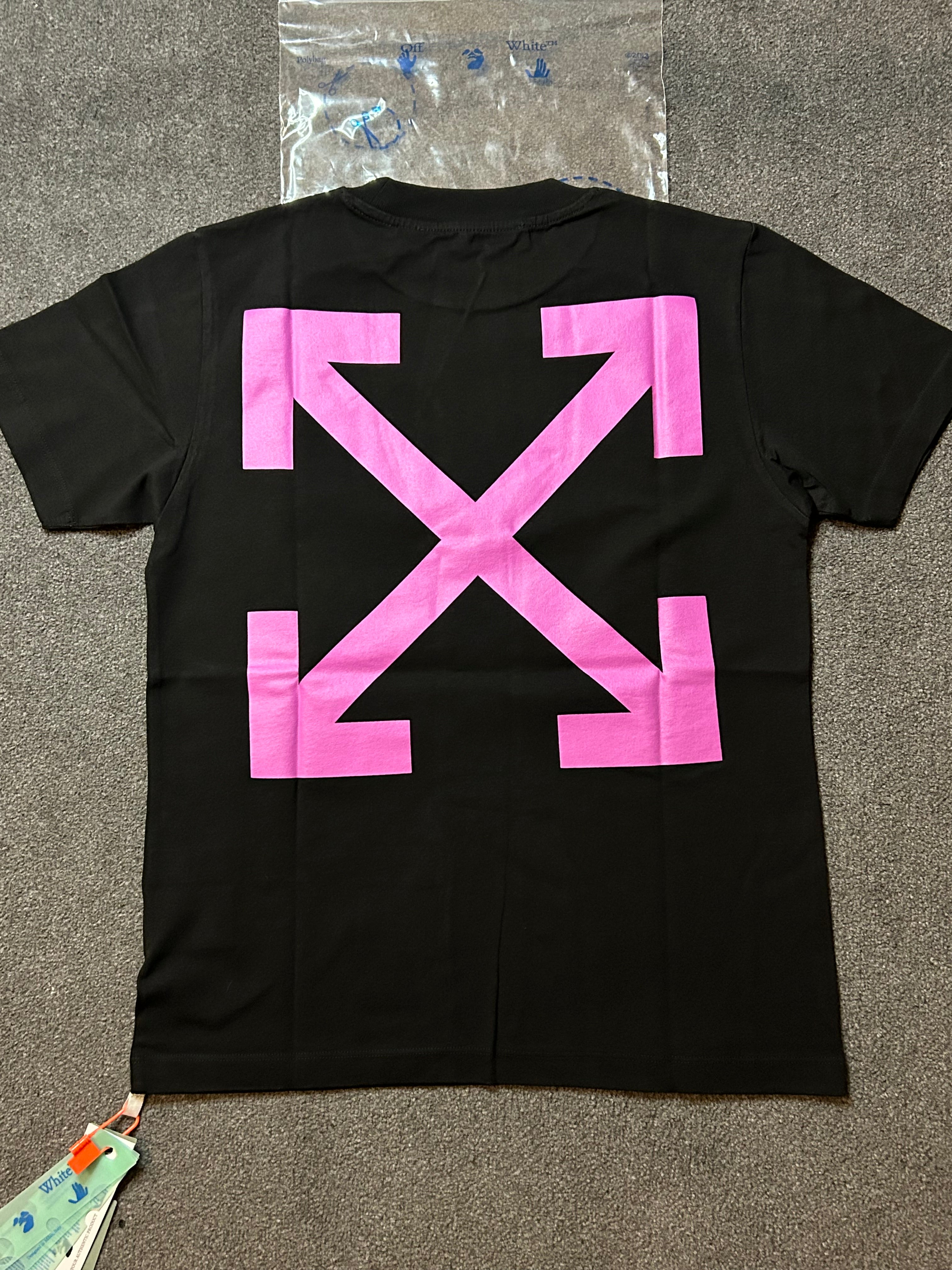 Off-white arrow caravaggio st Fran Slim Tee Brand New with tags & bag size XS